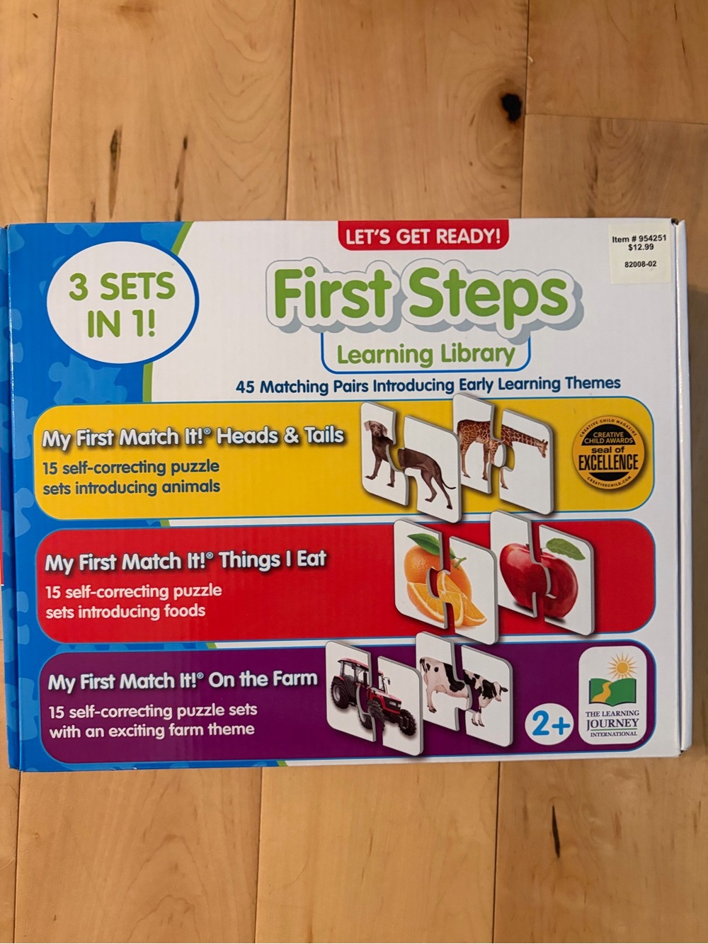 Learning Library My First Match It! Kids Puzzle Set - Multi Color